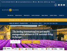 Tablet Screenshot of blevinsfranks.com